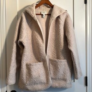 Boucle Teddy Hooded Jacket